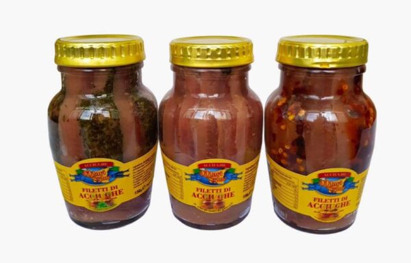 Filetti di acciughe in olio di semi di girasole 156 g