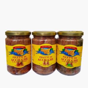 Filetti di acciughe in olio di semi di girasole 300 g