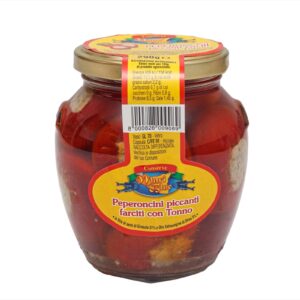 Peperoncini piccanti farciti con tonno 290 g