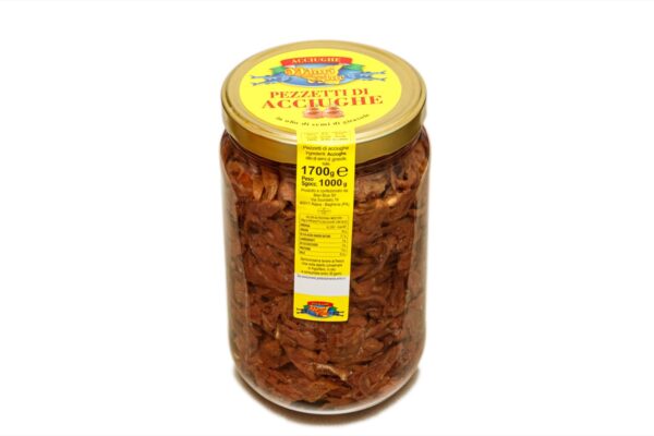 Pezzetti di acciughe in olio di semi di girasole 1,7 kg