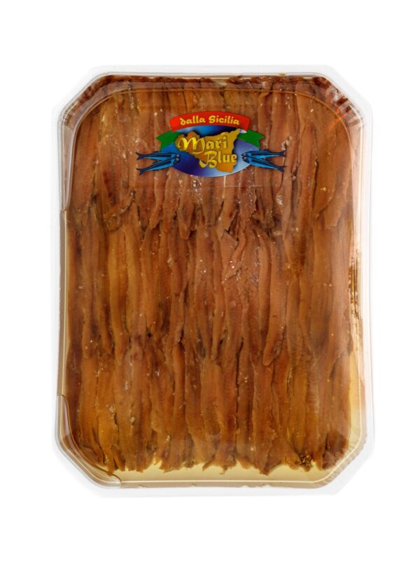Vaschetta di filetti di acciughe 1 kg