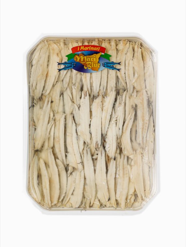 Vaschetta di filetti di acciughe marinate 1 kg